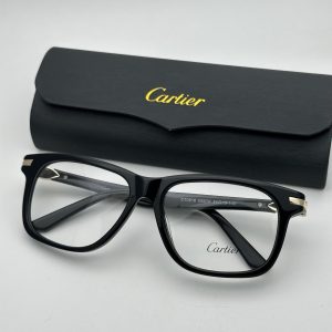 Cartier – Rectangle Noires & Métal